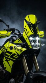 Kit déco Yamaha YZ 450 jaune et noir pour moto de cross.